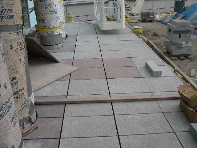 detail of tiles at main entrance