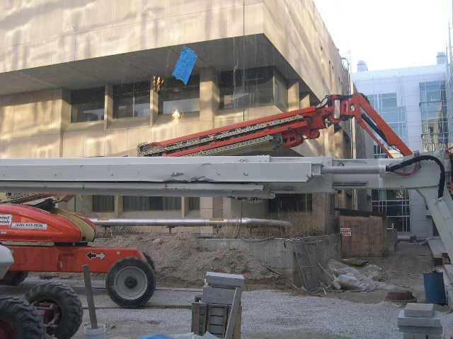 View from ground floor office window