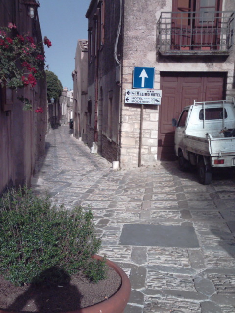 Street in Erice AM